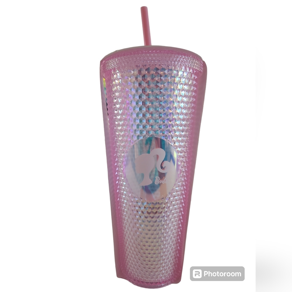 Barbie Studded Tumbler cup Pink
